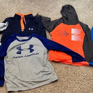 Boys Size 5 Under Armour Lot